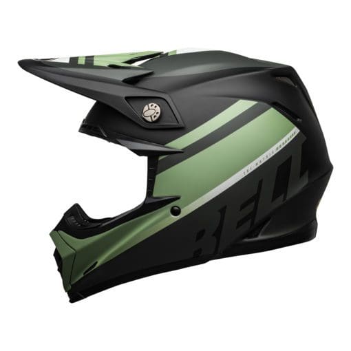 Bell MX 2021 Moto-9 Flex Adult Helmet (Breakaway Matte Navy/Light Blue) - Image 5