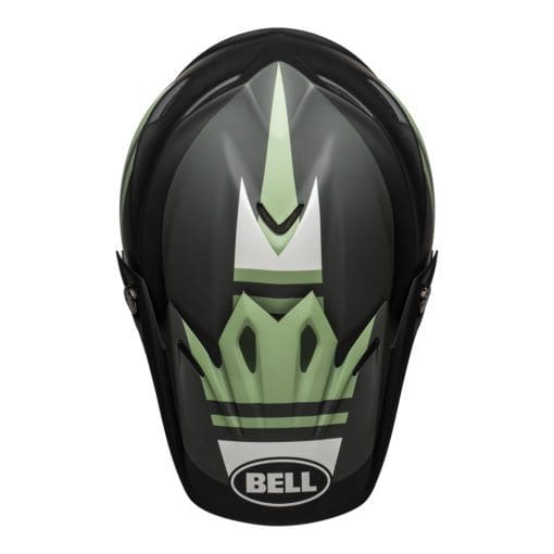 Bell MX 2021 Moto-9 Mips Adult Helmet (Prophecy Matte Black/Dark Green) - Image 5