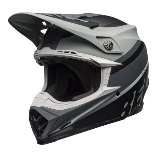 Bell MX 2021 Moto-9 Mips Adult Helmet (Prophecy Matte Gray/Black/White) - Image 5