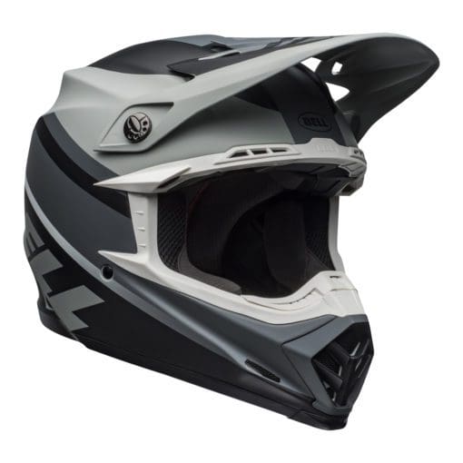 Bell MX 2021 Moto-9 Mips Adult Helmet (Prophecy Matte Gray/Black/White) - Image 4