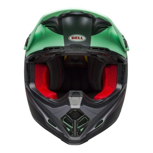 Bell MX 2021 Moto-9 Mips Adult Helmet (Prophecy Matte Green/Infrared/Black) - Image 5