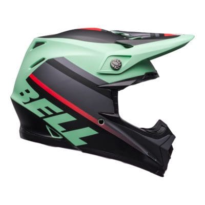Bell MX 2021 Moto-9 Mips Adult Helmet (Prophecy Matte Green/Infrared/Black)