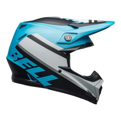 Bell MX 2021 Moto-9 Mips Adult Helmet (Prophecy Matte White/Black/Blue)