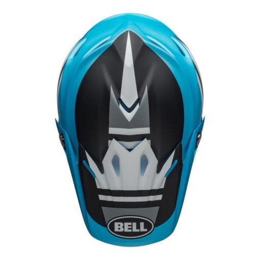 Bell MX 2021 Moto-9 Mips Adult Helmet (Prophecy Matte White/Black/Blue) - Image 6