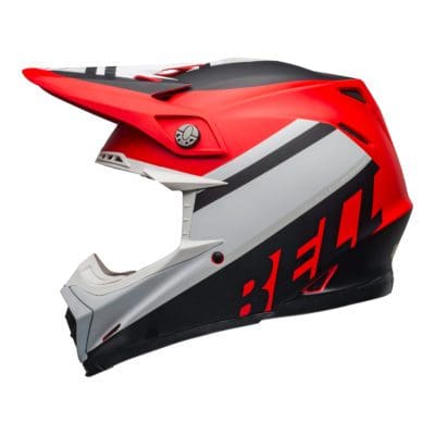 Bell MX 2021 Moto-9 Mips Adult Helmet (Prophecy Matte White/Red/Black)