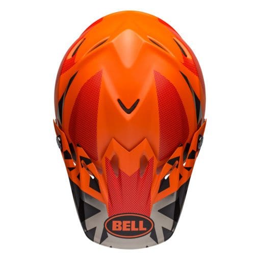 Bell MX 2021 Moto-9 Mips Adult Helmet (Tremor Black/Orange/Chrome) - Image 3