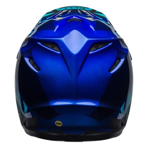 Bell MX 2021 Moto-9 Mips Adult Helmet (Tremor Blue/Black) - Image 4