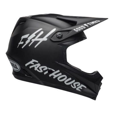 Bell MX 2021 Moto-9 Youth MIPS (Fasthouse Helmet Matte Black/White)