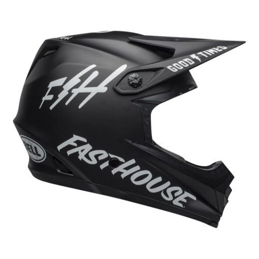 Bell MX 2021 Moto-9 Youth MIPS (Fasthouse Helmet Matte Black/White)