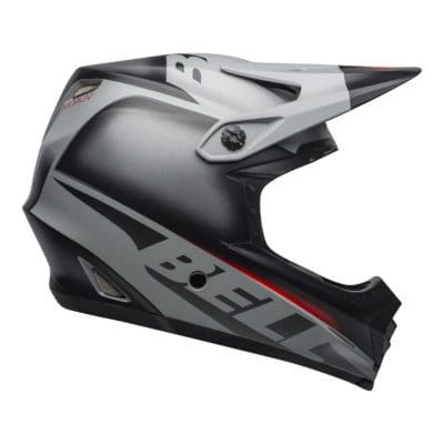 Bell MX 2021 Moto-9 Youth MIPS Helmet (Glory Matte Black/Gray/Crimson)