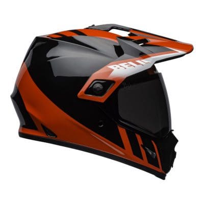 Bell MX 2021 MX-9 Adventure Mips Adult Helmet (Dash Black/Red/White)