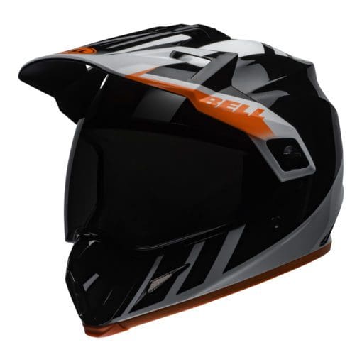 Bell MX 2021 MX-9 Adventure Mips Adult Helmet (Dash Black/White/Orange) - Image 5