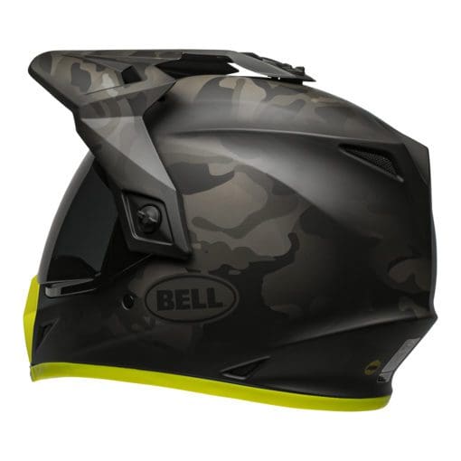 Bell MX 2021 MX-9 Adventure Mips Adult Helmet (Stealth Camo Matte Black/Hi-Viz) - Image 3