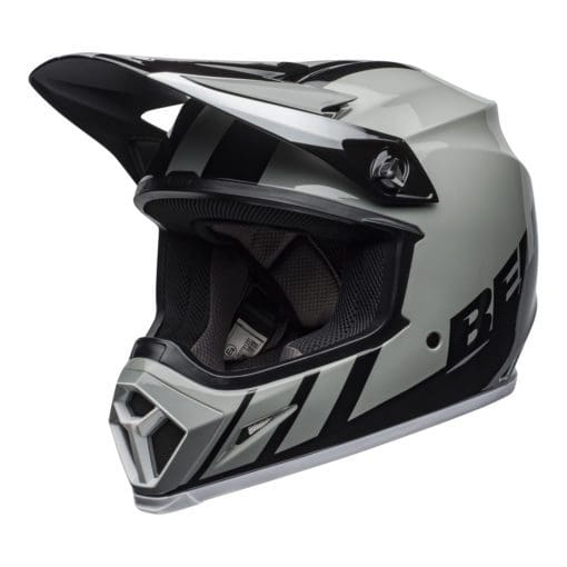 Bell MX 2021 MX-9 Mips Adult Helmet (Dash Gray/Black/White) - Image 4
