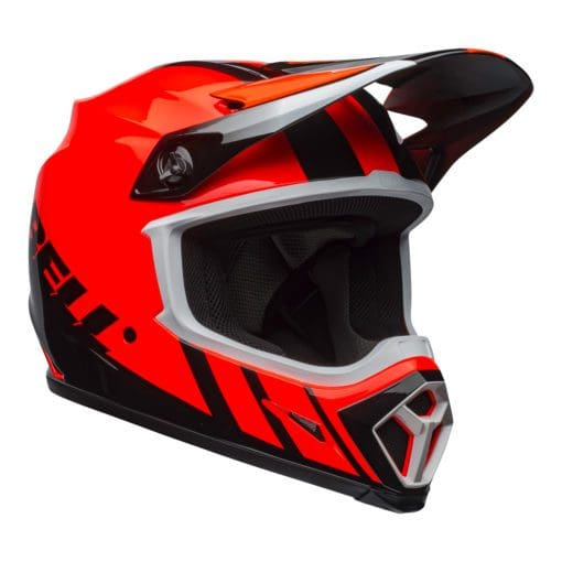 Bell MX 2021 MX-9 Mips Adult Helmet (Dash Orange/Black) - Image 4