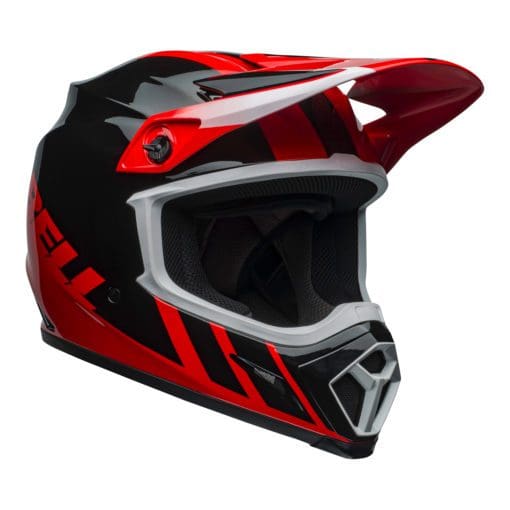 Bell MX 2021 MX-9 Mips Adult Helmet (Dash Red/Black) - Image 4