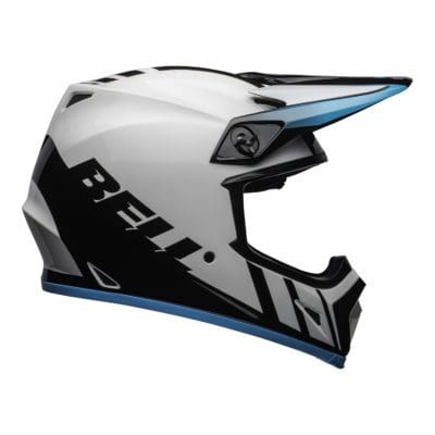 Bell MX 2021 MX-9 Mips Adult Helmet (Dash White/Blue)