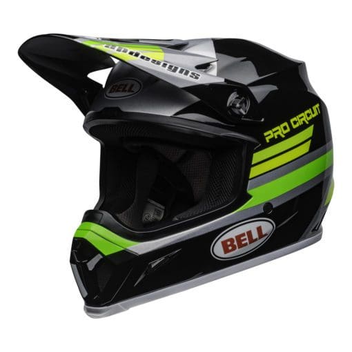 Bell MX 2021 MX-9 Mips Adult Helmet (PC Black/Green) - Image 5