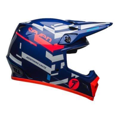 Seven MX 2021 MX-9 Mips Adult Helmet (Equalizer Blue/Pink/White)