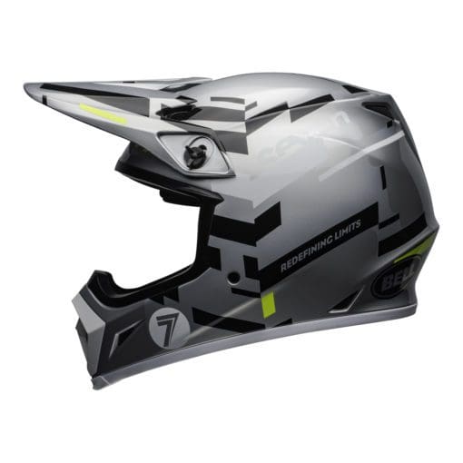 Seven MX 2021 MX-9 Mips Adult Helmet (Equalizer Grey/Black/Hi Viz) - Image 3