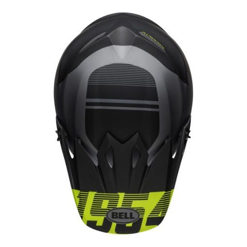 Bell MX 2021 MX-9 Mips Adult Helmet (Strike Matte Grey/Black/Hi Viz) - Image 6