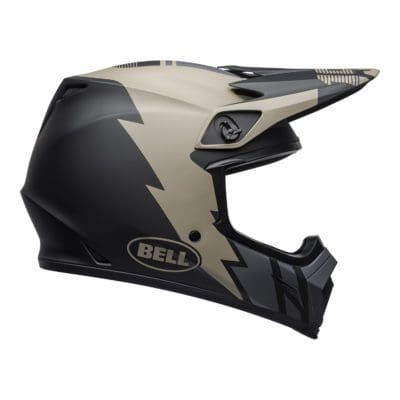 Bell MX 2021 MX-9 Mips Adult Helmet (Strike Matte Khaki/Black)