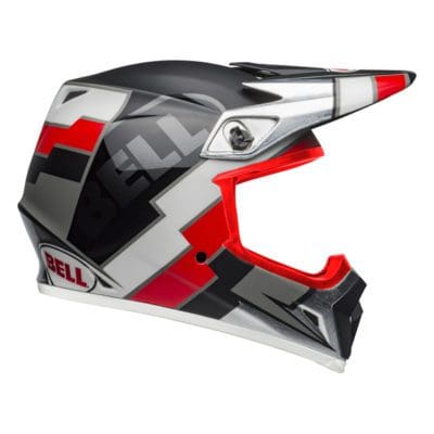 Bell MX 2021 MX-9 Mips Adult Helmet (Twitch Replica Matte Black/Red/White)