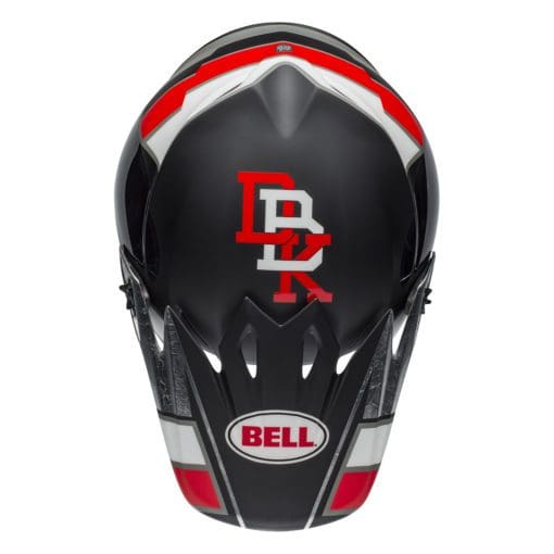 Bell MX 2021 MX-9 Mips Adult Helmet (Twitch Replica Matte Black/Red/White) - Image 3