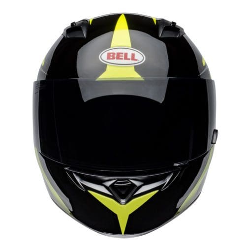 Bell Street 2021 Qualifier STD Adult Helmet Helmet (Flare Gloss Black/Hi-Viz) - Image 5