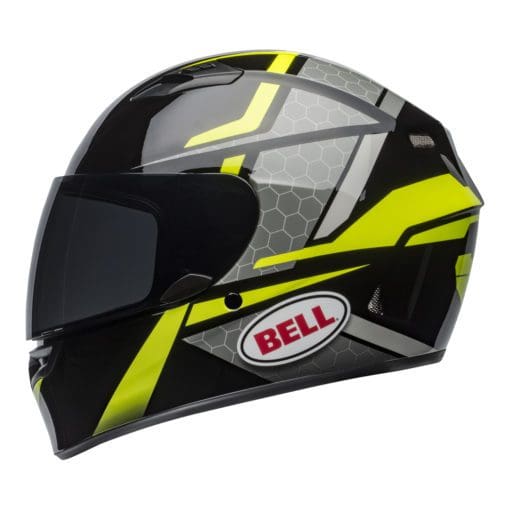 Bell Street 2021 Qualifier STD Adult Helmet Helmet (Flare Gloss Black/Hi-Viz) - Image 2