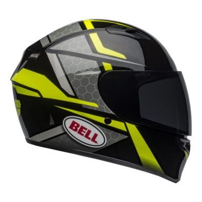 Bell Street 2021 Qualifier STD Adult Helmet Helmet (Flare Gloss Black/Hi-Viz)