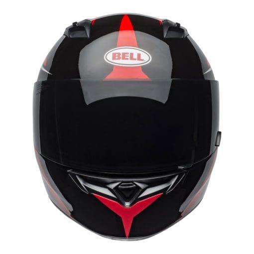 Bell Street 2021 Qualifier STD Adult Helmet Helmet (Flare Gloss Black/Red) - Image 5