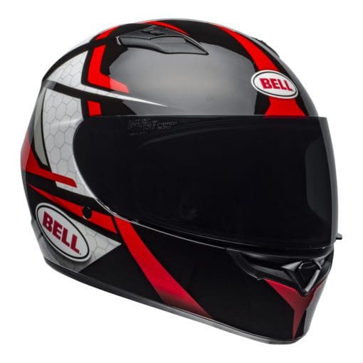 Bell Street 2021 Qualifier STD Adult Helmet Helmet (Flare Gloss Black/Red) - Image 3