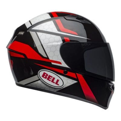 Bell Street 2021 Qualifier STD Adult Helmet Helmet (Flare Gloss Black/Red)