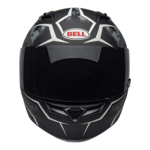 Bell Street 2021 Qualifier STD Adult Helmet Helmet (Stealth Camo Matte Black/White) - Image 4