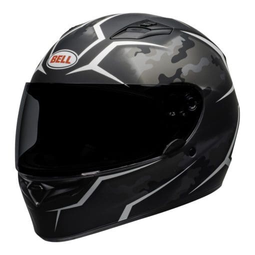 Bell Street 2021 Qualifier STD Adult Helmet Helmet (Stealth Camo Matte Black/White) - Image 5