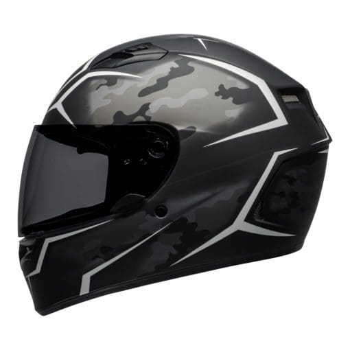 Bell Street 2021 Qualifier STD Adult Helmet Helmet (Stealth Camo Matte Black/White) - Image 2