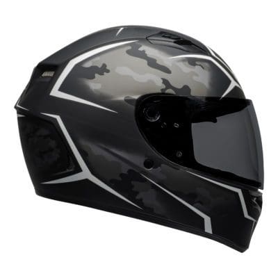 Bell Street 2021 Qualifier STD Adult Helmet Helmet (Stealth Camo Matte Black/White)