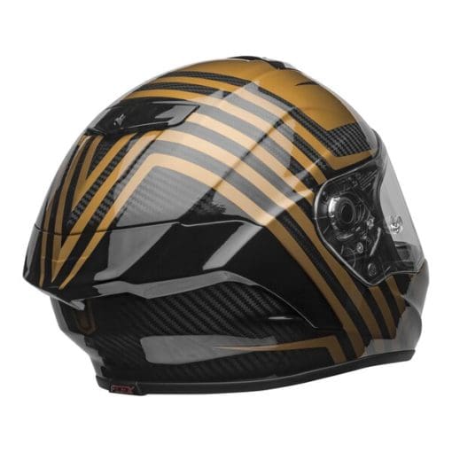Bell Street 2021 Race Star Flex DLX Adult Helmet (Black/Gold) - Image 7