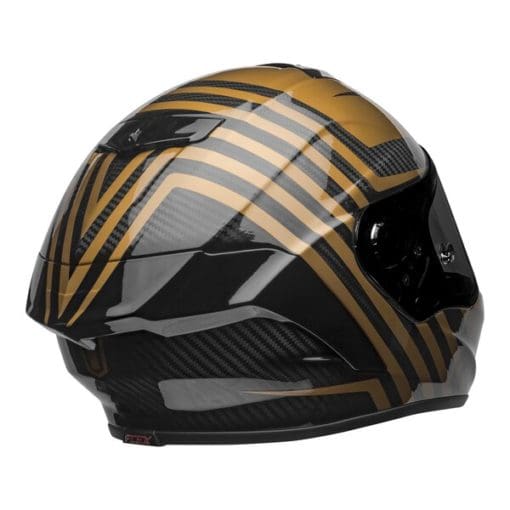 Bell Street 2021 Race Star Flex DLX Adult Helmet (Black/Gold) - Image 3