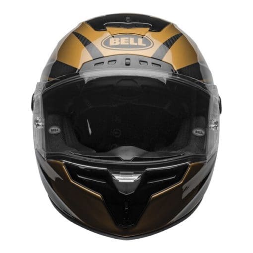 Bell Street 2021 Race Star Flex DLX Adult Helmet (Black/Gold) - Image 9