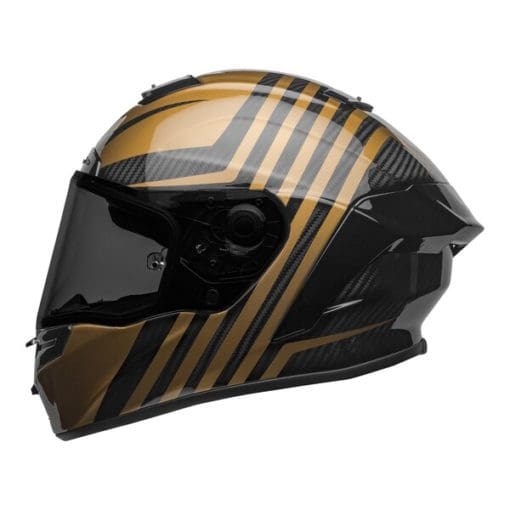 Bell Street 2021 Race Star Flex DLX Adult Helmet (Black/Gold) - Image 2