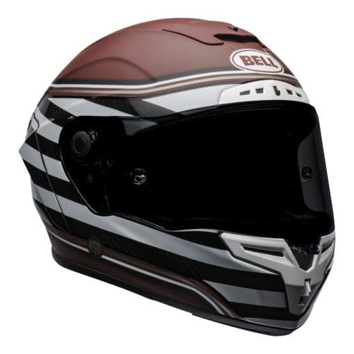 Bell Street 2021 Race Star DLX Adult Helmet (RSD The Zone M/G White/Candy Red) - Image 4