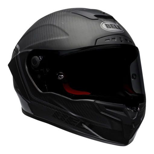 Bell Street 2021 Race Star DLX Adult Helmet (Velocity M/G Black) - Image 3