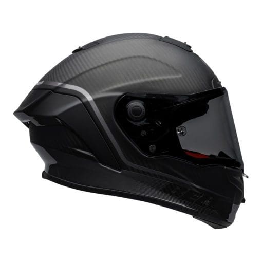 Bell Street 2021 Race Star DLX Adult Helmet (Velocity M/G Black)