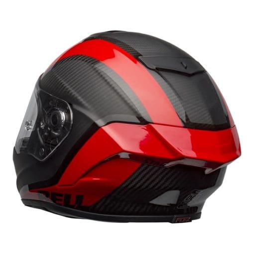 Bell Street 2021 Race Star Flex DLX Adult Helmet (Tantrum 2 M/G Black/Red) - Image 7