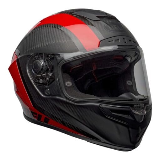 Bell Street 2021 Race Star Flex DLX Adult Helmet (Tantrum 2 M/G Black/Red) - Image 8