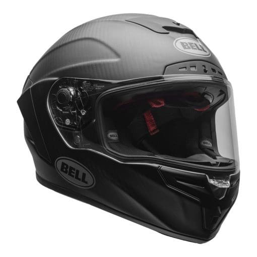 Bell Street 2021 Race Star DLX Adult Helmet (Solid Matte Black) - Image 3