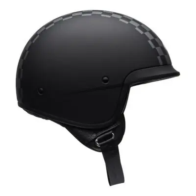 Bell Crusier 2021 Scout Air Adult Helmet (Check Matte Black/White)