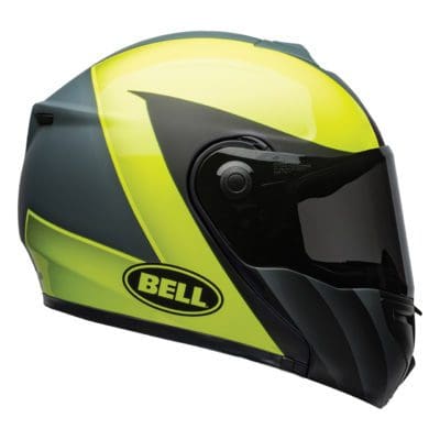 Bell Street 2021 SRT Modular Adult Helmet (Presence M/G Grey/Hi-Viz Yellow)